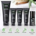 Cleanses, Exfoliates, Moisturizes, Firms Skin, Reduces Dark Circles