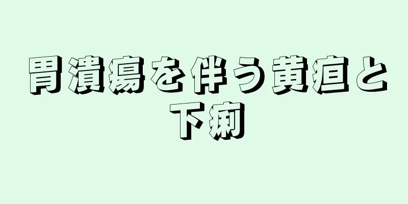 胃潰瘍を伴う黄疸と下痢
